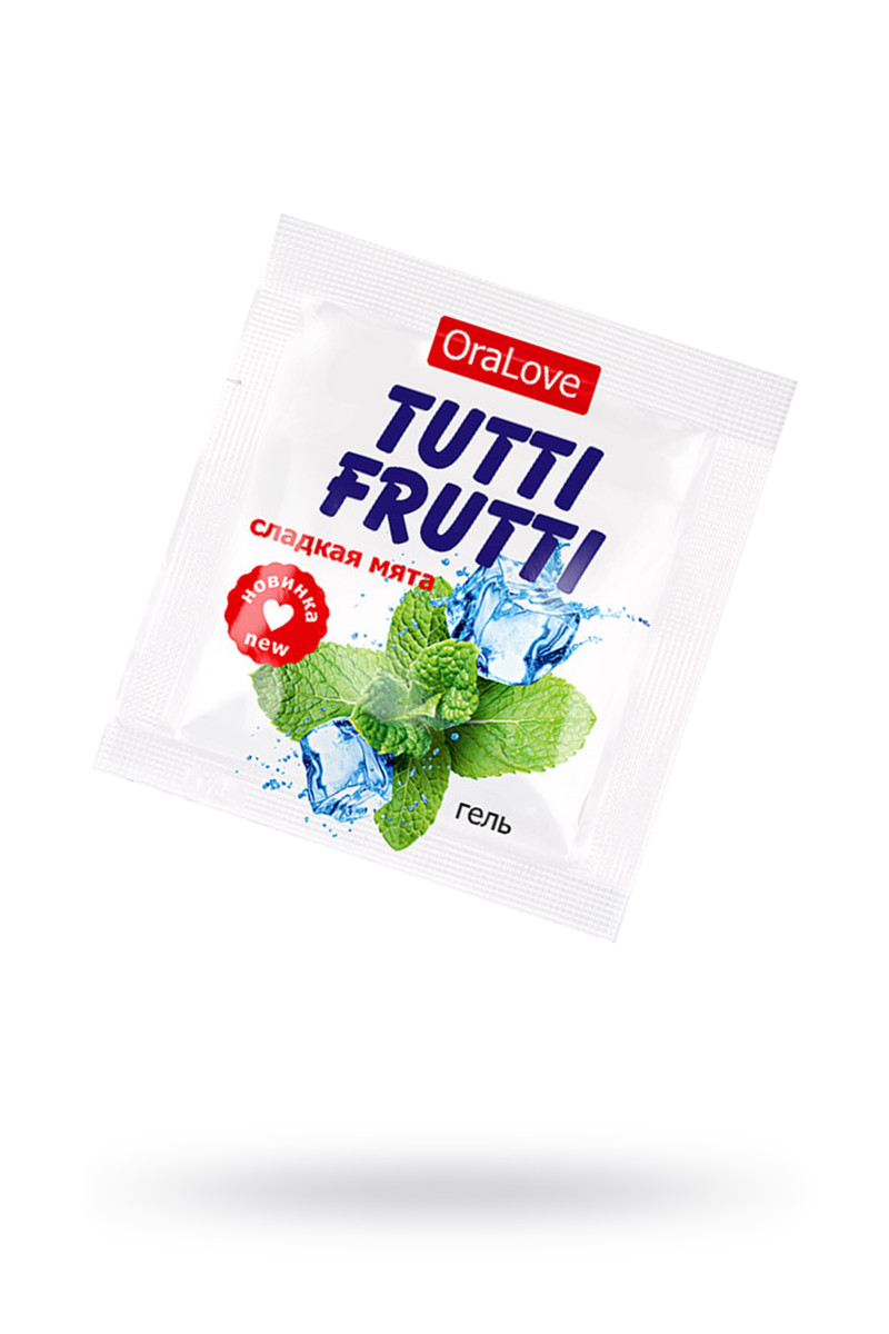 Купить Съедобная гель смазка Tutti Frutti для орального секса со вкусом