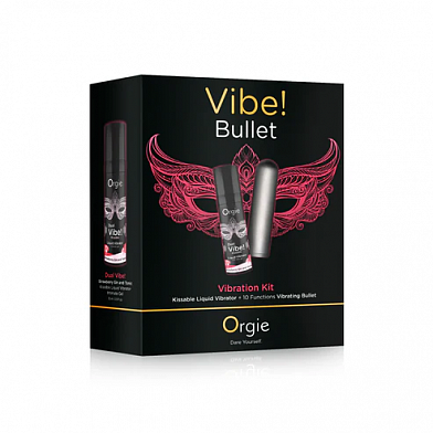 Набор Orgie Vibe Bullet с вибрирующим гелем Dual Vibe и вибропулей