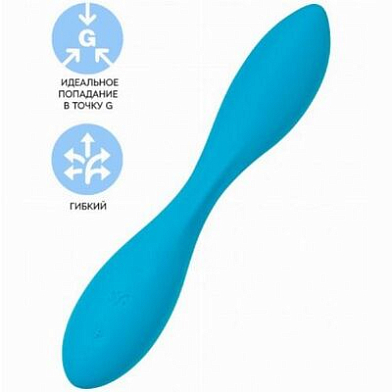 Многофункциональный вибратор для пар Satisfyer G-Spot Flex 1, синий