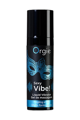 Гель для массажа ORGIE Sexy Vibe Liquid Vibrator с эффектом вибрации, 15ml