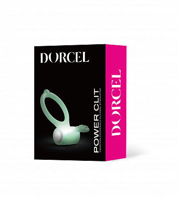 Эрекционное кольцо с вибрацией Dorcel POWER CLIT PHOSPHO на батарейках