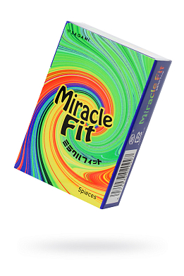 Презервативы Sagami, miracle fit, латекс, 18,5 см, 5,2 см, 5 шт
