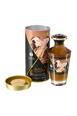 Масло для массажа Shunga Intoxicating Chocolate, разогревающее, с ароматом шоколада, 100ml