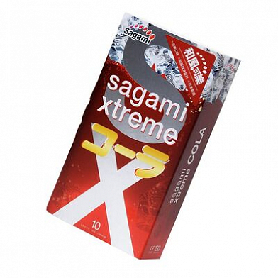 Презервативы Sagami Xtreme Cola с ароматом колы