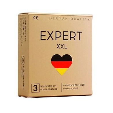 Презервативы EXPERT XXL Germany 3 шт. (увеличенного размера)