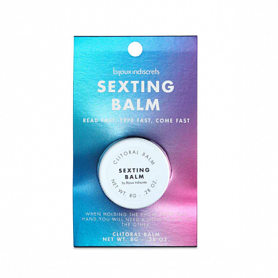 Возбуждающий бальзам для клитора Bijoux Indiscrets SEXTING BALM с ароматом пряного имбиря