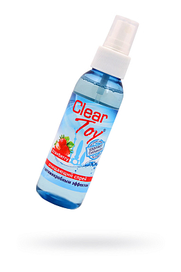 Очищающий спрей "CLEAR TOYS STRAWBERRY" с антимикробным эффектом, 100 ml