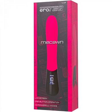 Вибратор eroTeq Mecawn, силикон, розовый, 20,5 см