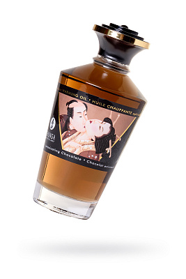 Масло для массажа Shunga Intoxicating Chocolate, разогревающее, с ароматом шоколада, 100ml