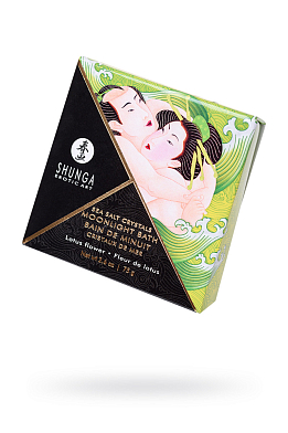 Соль Мёртвого моря Shunga Moonlight Bath "Цветок лотоса" с лечебными свойствами, 75 гр.